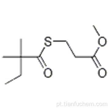 Ácido propanóico, 3 - [(2,2-dimetil-1-oxobutil) tio] -, éster metílico CAS 938063-63-9